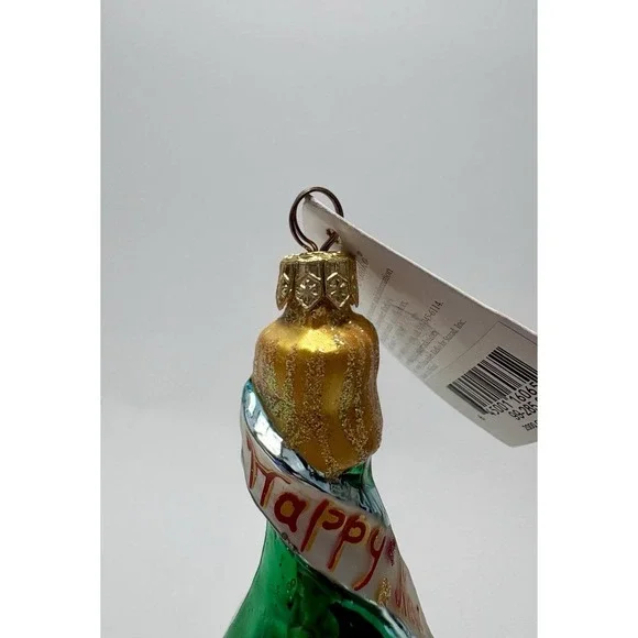 Christopher Radko Cheers Happy New Year 1999 Glass Christmas Ornament 99-285-0 - Picture 7 of 9